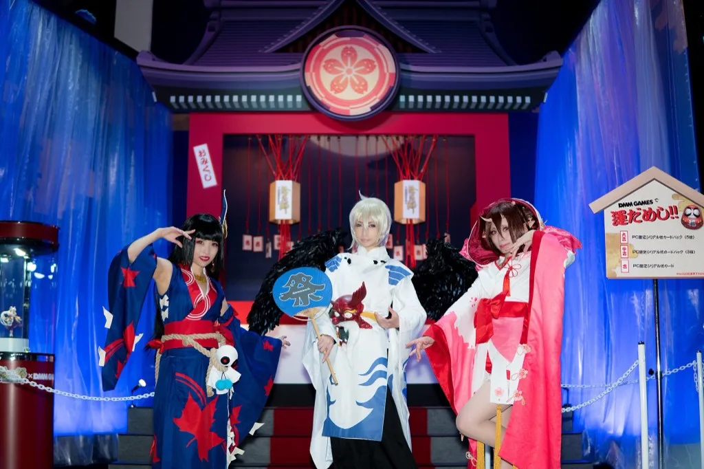 東京ゲームショウ2017 DMM GAMES 陰陽師ブースて公式コスプレイヤーとして出演